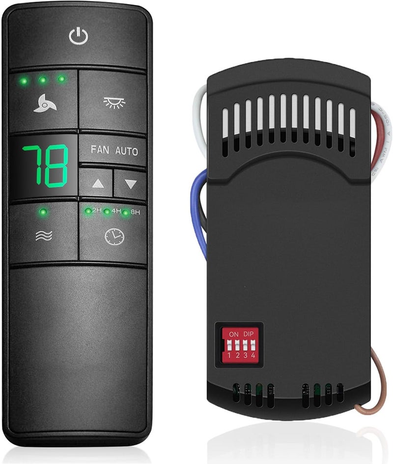 COREBAY 3-Speed Universal Ceiling Fan Remote Control Kit for Hampton Bay, Replacement for Home Decorators Collection Harbor Breeze Hunter, with Timer Light Dimmer, 2AAZPHD3/HD3 KUJCE10320/TR222A - Image 1